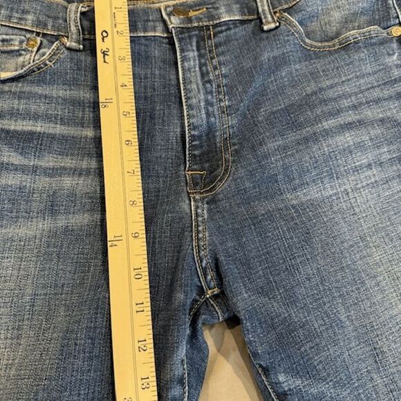 Lucky Brand 410 Athletic Slim Medium Whisker Wash Stretch Men's Size 36 x 30 - Picture 13 of 16